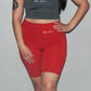 High Rise Matte Activewear Biker Shorts